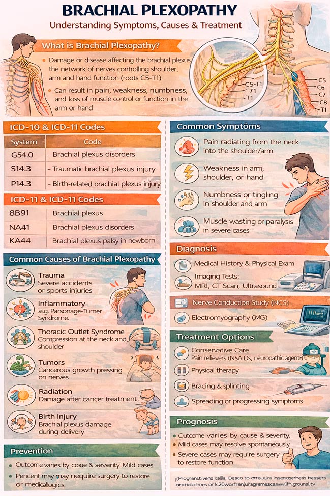 Brachial plexopathy: mga sintomas, diagnosis, paggamot, at prognosis ...
